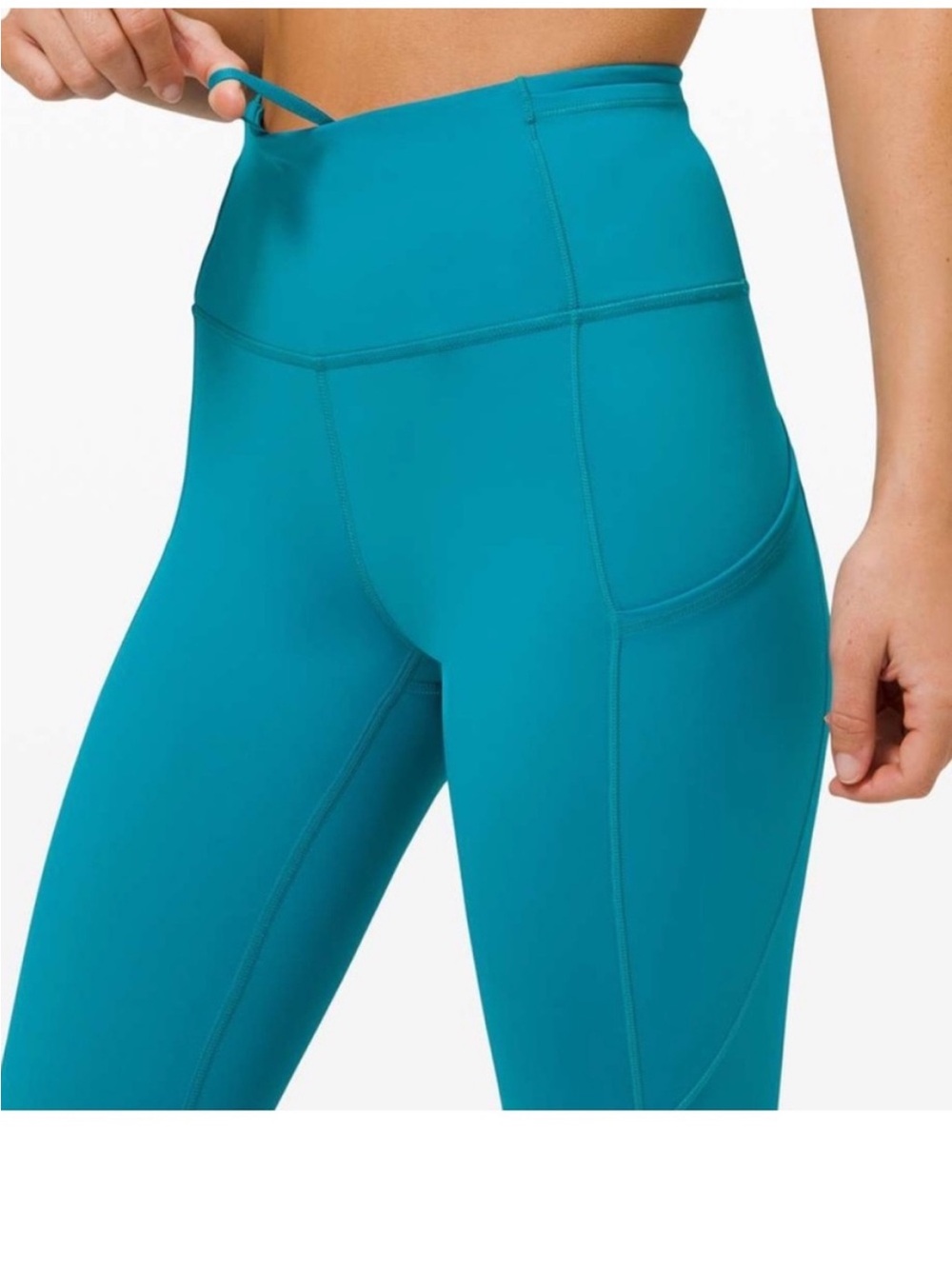 lululemon Fast and Free High-Rise Tight Blue Size 2 leggings
